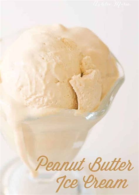 Peanut Butter Ice Cream Ashlee Marie Real Fun With Real Food Peanut Butter Ice Cream