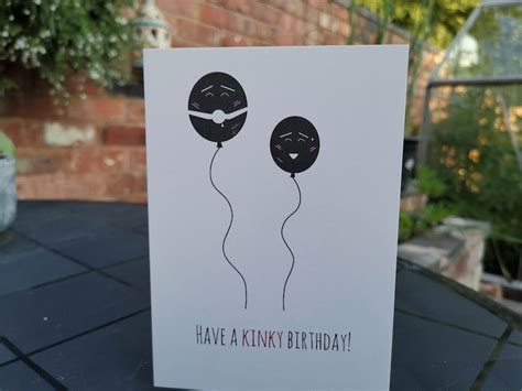 Kinky Bdsm Birthday Card Etsy Uk