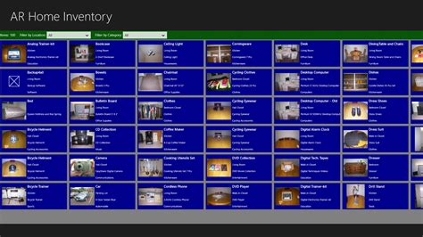 Homemanage will help you get organized with records, possessions, and assets. AR Home Inventory for Windows 10 free download on 10 App Store