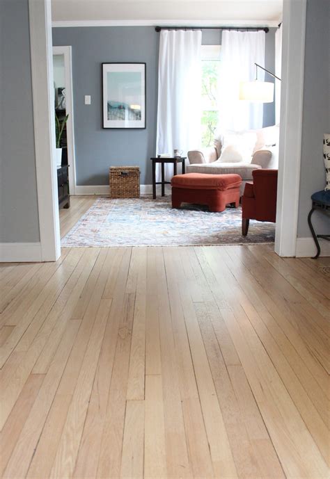 We Refinished Our 100 Year Old Floors In 2020 Light Oak Floors Red