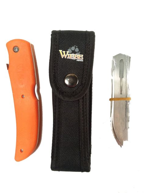 Wiebe Tala Folding Knife With 3 Wicked Sharp Replaceable Blades