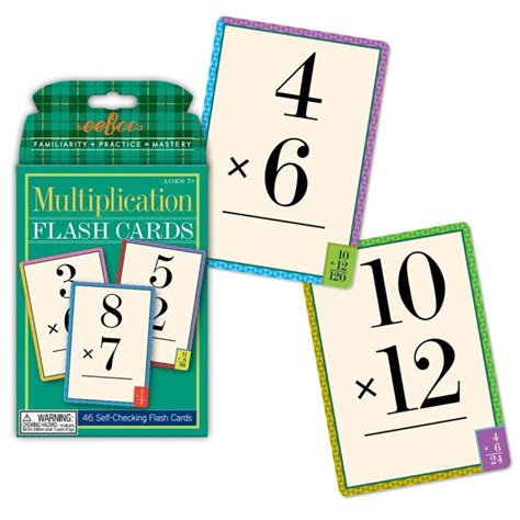 Flash Cards Multiplication Semilla Espacio Creativo Infantil