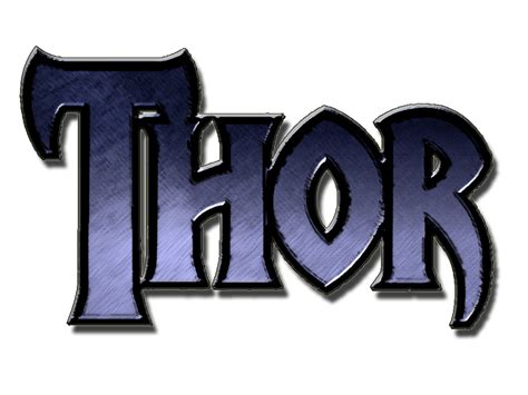 Fan Thor 2011 Movie Logos Blue By Marvel Freshman On Deviantart
