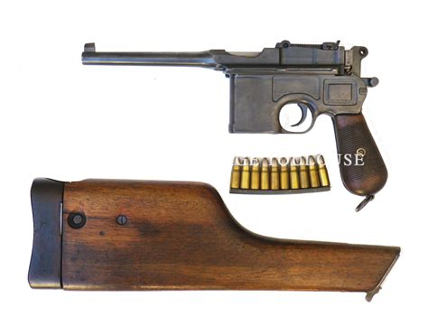 Pistolet Mauser C96 Calibre 763 Type 1912 Wartime Atelier Saint Etienne