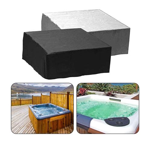 Buy 7 Sizes Waterproof Hot Tub Cover Guard Cap Spa Cover Durable Oxford Fabric New Dust