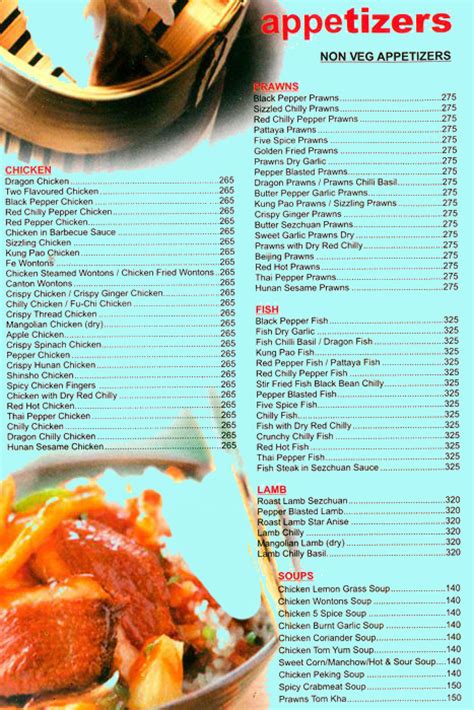 Menu Of 5 Spice Fort South Mumbai Mumbai Eazydiner