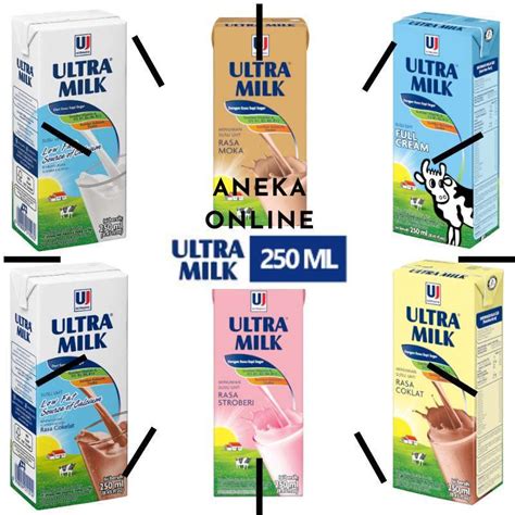 Jual Ultra Milk Susu Uht 250ml 1 Karton Di Seller Toko Aneka Online
