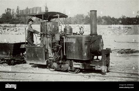 Narrow Gauge 0 4 0t Steam Locomotive At The Milwaukee Cement Company M