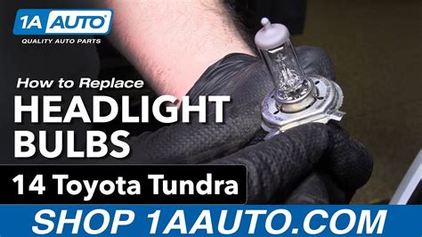 How to Replace Headlight Bulbs14-19 Toyota Tundra - YouTube