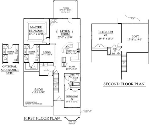 View Large Size Png 3 Bedroom House Plan With Houseplans Biz 2545 A 1