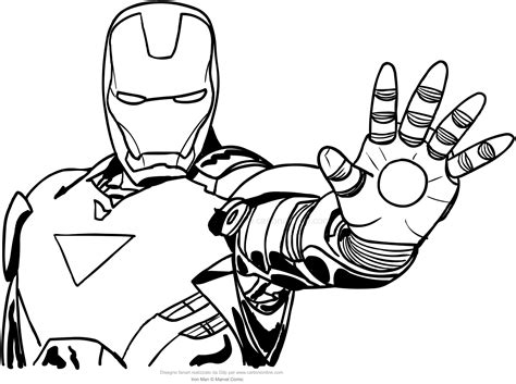 Dibujos De Iron Man Para Colorear En Linea Colorear E Imprimir