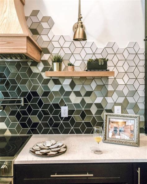 Like in the kitchen pictured below, we have a light blue, teal, gray, and sand colored mosaic tile paired with white cabinets and gray countertops. 19 kitchen backsplash ideas we're completely obsessed with ...