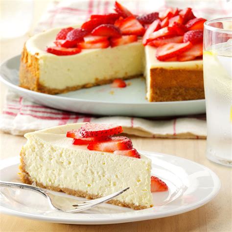 My daughter renamed this recipe 'the best dessert i've ever eaten' this summer when i prepared it for memorial day. Light Cheesecake Recipe | Taste of Home