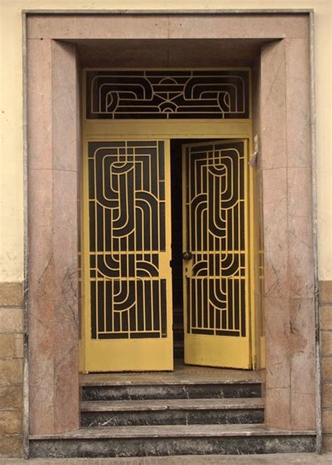 Moroccan Art Deco Doorway Casablanca Art Deco Door Art Deco