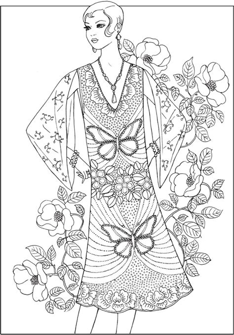 Welcome To Dover Publications Fashion Coloring Book Coloring Books