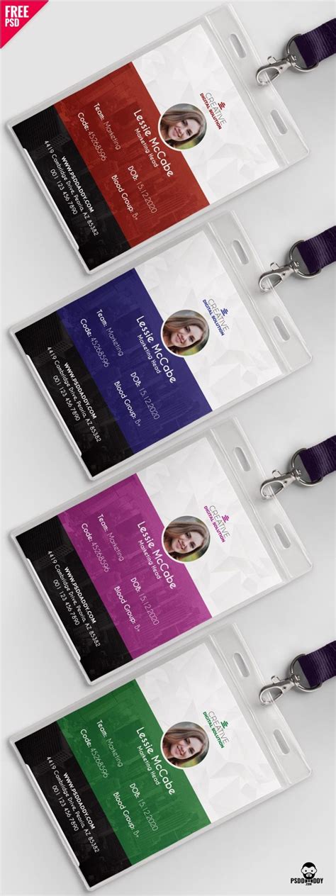 Check spelling or type a new query. Download Office ID Card Design PSD Bundle | PsdDaddy.com