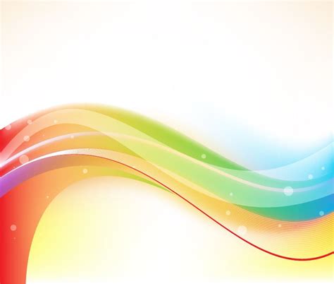 Gambar Abstract Colored Wave Vector Background Free Graphics Gambar