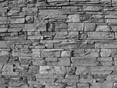 Gambar Hitam Dan Putih Tekstur Pola Bagian Luar Dinding Batu