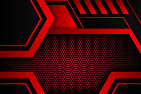 Geometric Red Background Black Graphic By Nooryshopper · Creative