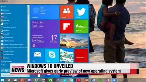 Microsoft Previews Windows 10 Operating System 윈도우 10 프리뷰