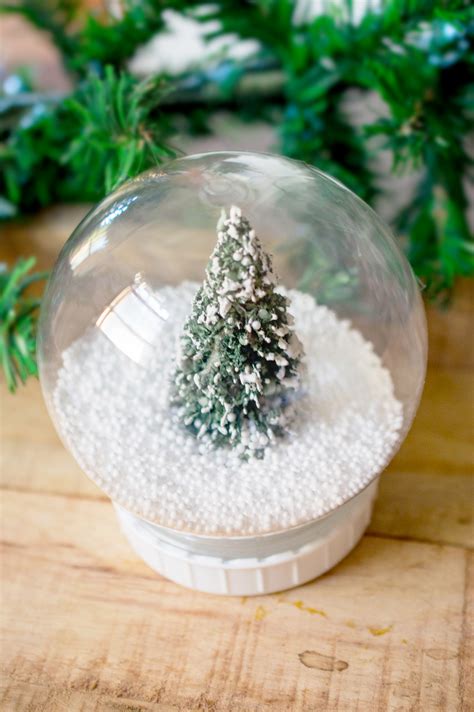 Diy Christmas Tree Snow Globe Extreme Couponing Mom