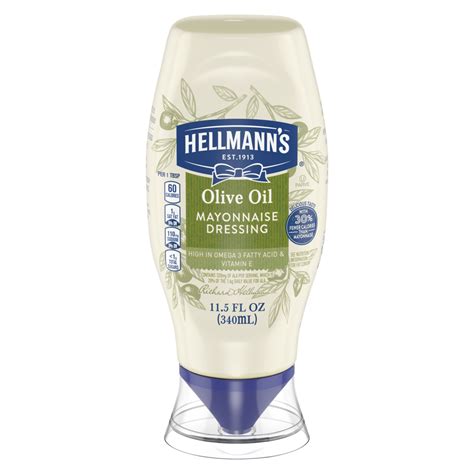 Hellmann S Mayonnaise Dressing Olive Oil Smartlabel