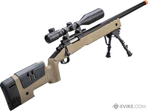 Cyma Usmc M40a3 Bolt Action Airsoft Sniper Rifle Package Desert Gun