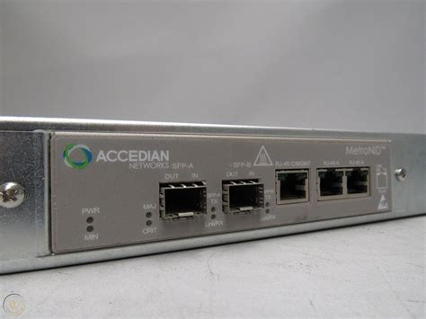 Accedian Networks Metronid Network Interface Device Amn 1000 Te 501 018