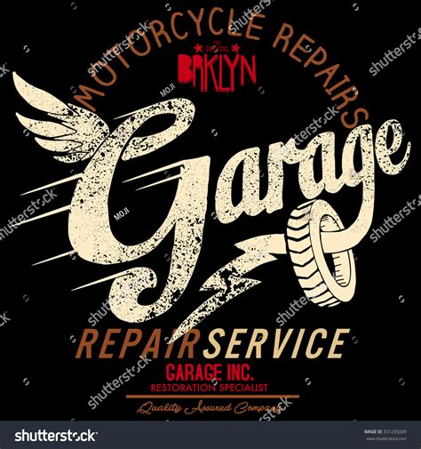 Tee Graphicsold School Car Repairvintage Garagemotorcycle ...