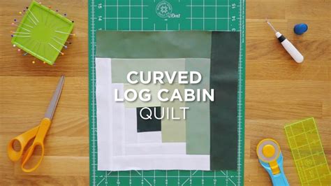 Pattern curved log cabin quilt. Quilt Snips Mini Tutorial - Curved Log Cabin - YouTube
