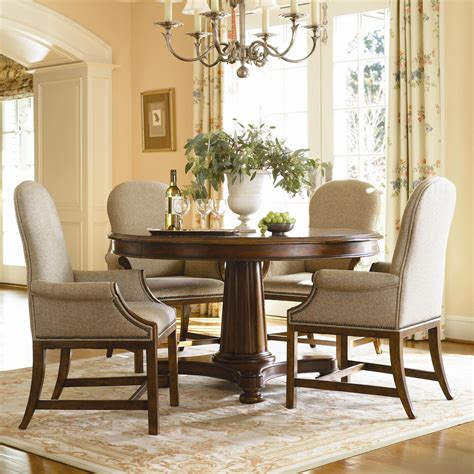 Governors Place Adjustable Round Table W Upholstered Chairs By Better