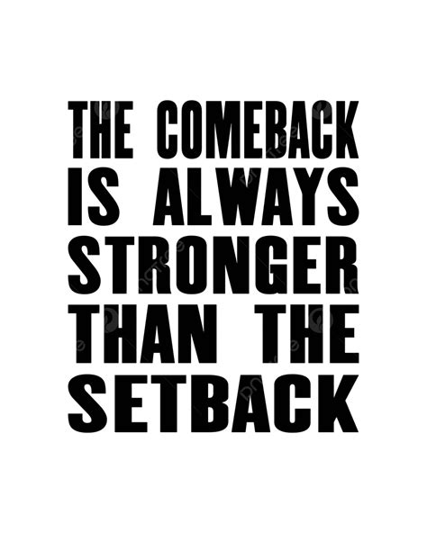Strong Comeback Motivational Quote Poster Design Paper Color
