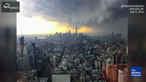 Scary Storm Clouds Rolling Into Nyc