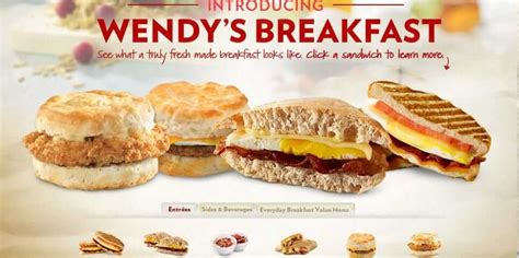 Wendys Breakfast Hours Wendys Breakfast Menu And Time Wendys Near