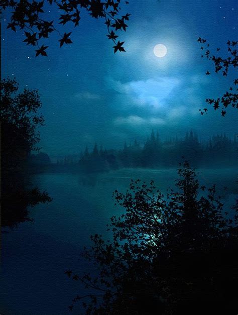 Night Lake The Beautiful Art Of Robert Foster On Fine Art America