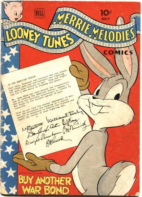 Looney Tunes And Merrie Melodies 45 1945 Bugs Bunny War Bonds Dell
