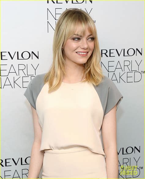 Emma Stone Revlons Nearly Naked Makeup Launch Photo 2769657 Emma