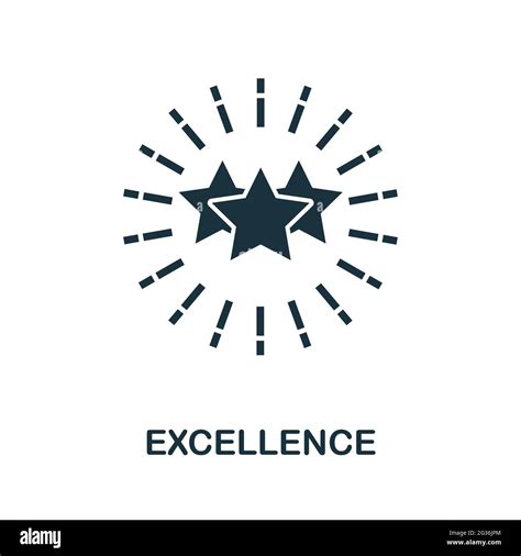 Excellence Icon Simple Creative Element Filled Monochrome Excellence