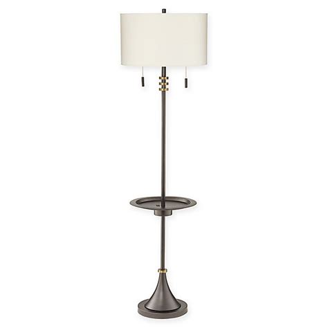 Add traditional charm to your home decor with this beautiful floor lamp from the hyde park collection by kathy ireland. Kathy Ireland Kie Column Floor Lamp | Bed Bath & Beyond