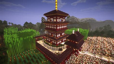 Chinese Pagoda Minecraft Best Decorations