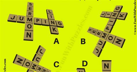 Enter just the letters you do know in the appropriate slots. Quick Odd One Out Crossword Picture Riddle with Answer