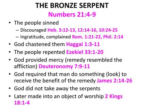 Ppt The Bronze Serpent Powerpoint Presentation Free Download Id