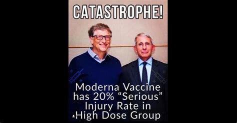 The moderna vaccine is 94.5% effective against coronavirus, according to early data released monday by the company, making it the second vaccine in the united states to have a stunningly high success. Moderna Vaccine has 20% 'Serious' Injury Rate in High Dose ...