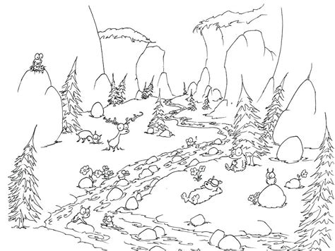 Wilderness Coloring Pages at GetColorings.com | Free printable