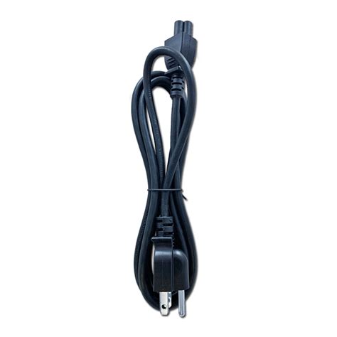 6ft 18 Awg 10a Black Power Cord Mickey Mouse Cord