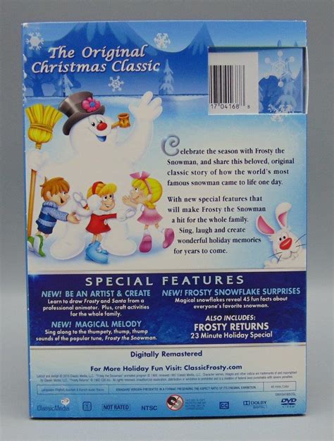 Frosty The Snowman Dvd 2015 45th Anniversary Collectors Edition