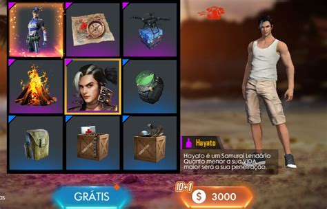 Já viu a skin feminina do ouro royale? HAYATO NO OURO ROYALE - Free Fire News