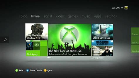 Xbox 360 Fall 2011 Update Hd 1080p Youtube