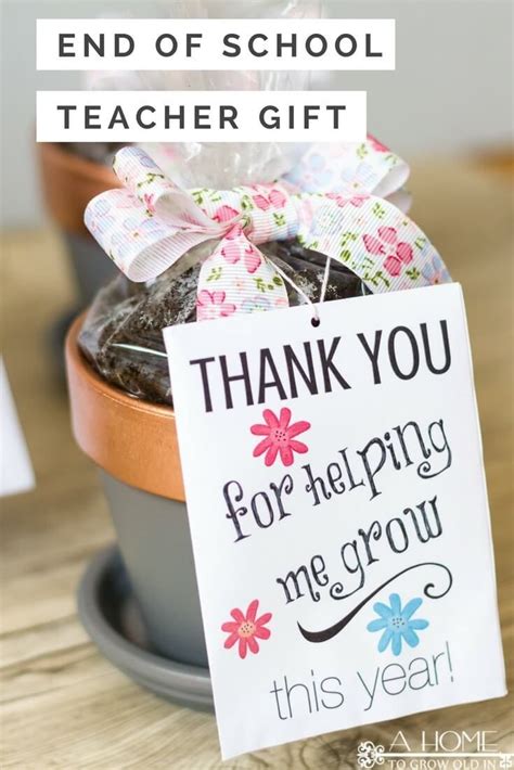 Diy Teacher Appreciation Ts For End Of School Year Teacher