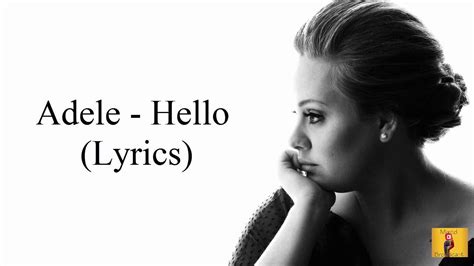 Hello Adele Lyrics Hello Adele English Lyrics Hello By Adele Lyrics Hello Lyrics By